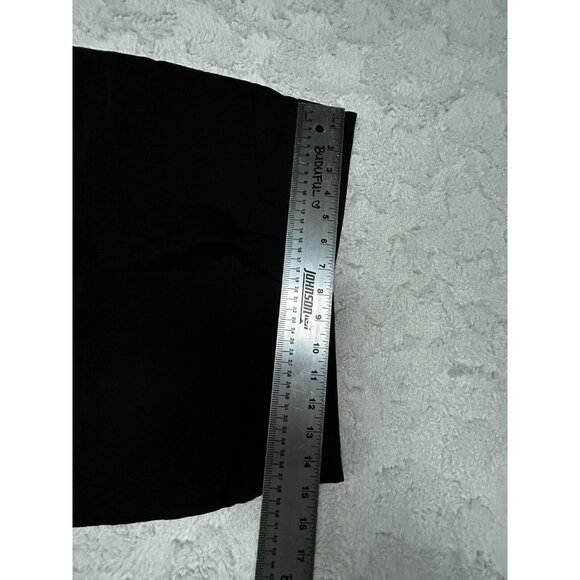 Debra C Women's Walking Bermuda Shorts Mid-Rise Stretch Black Size Large New - Picture 5 of 8